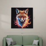 Fargerik Rev – Lerretsbilde i Strålende Farger