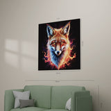 Fargerik Rev – Lerretsbilde i Strålende Farger