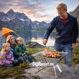 Portabel kullgrill for tur og friluftsliv i Norge