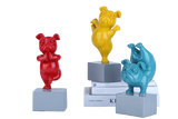 Fransk bulldog yoga pyntegjenstand