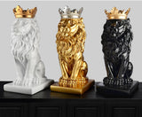 Stor løve statue som pyntegjenstand i hjemmet