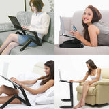 Laptop stativ til sofa seng bord transportabelt
