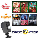 Prosjektor for Jul og Halloween med filmsnutter Julepynt Halloween pynt
