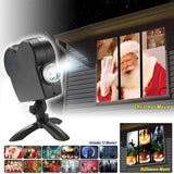Prosjektor for Jul og Halloween med filmsnutter Julepynt Halloween pynt